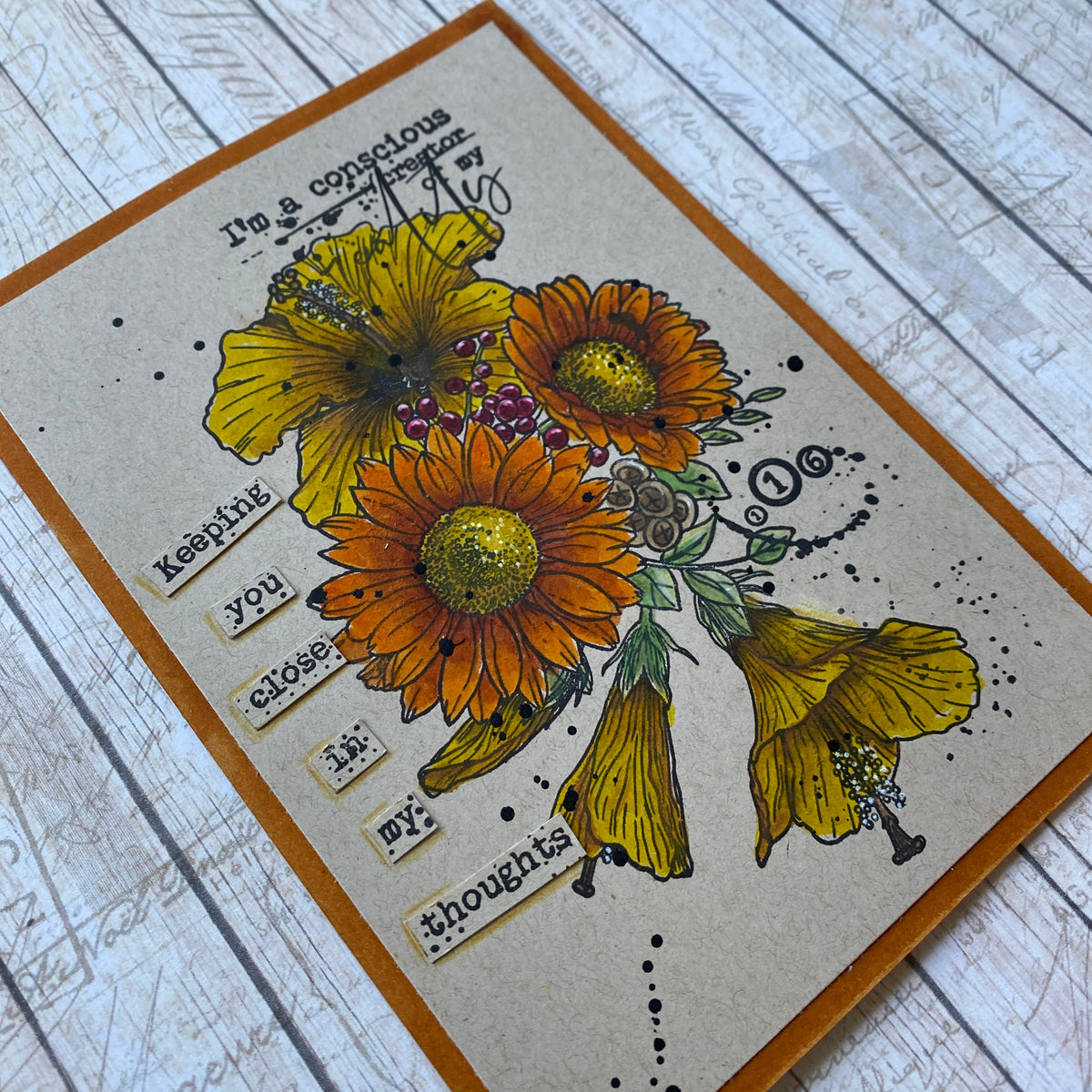 TP-622 - A5 Clear Stamp Set - Petal Power