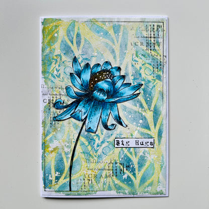 PC-155 - 6"x6" Stencil - Folium