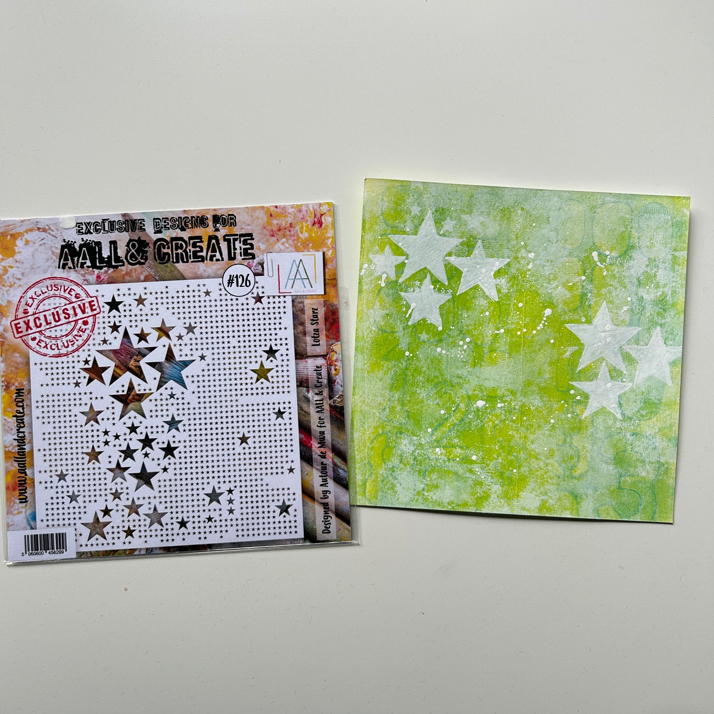 PC-126 - 6"x6" Stencil - Lotza Starz