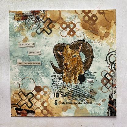 PC-45 - 6"x6" Stencil - Digital Bubbles