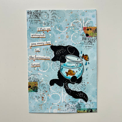 TP-793 - A5 Clear Stamp Set - Bad Cats Club