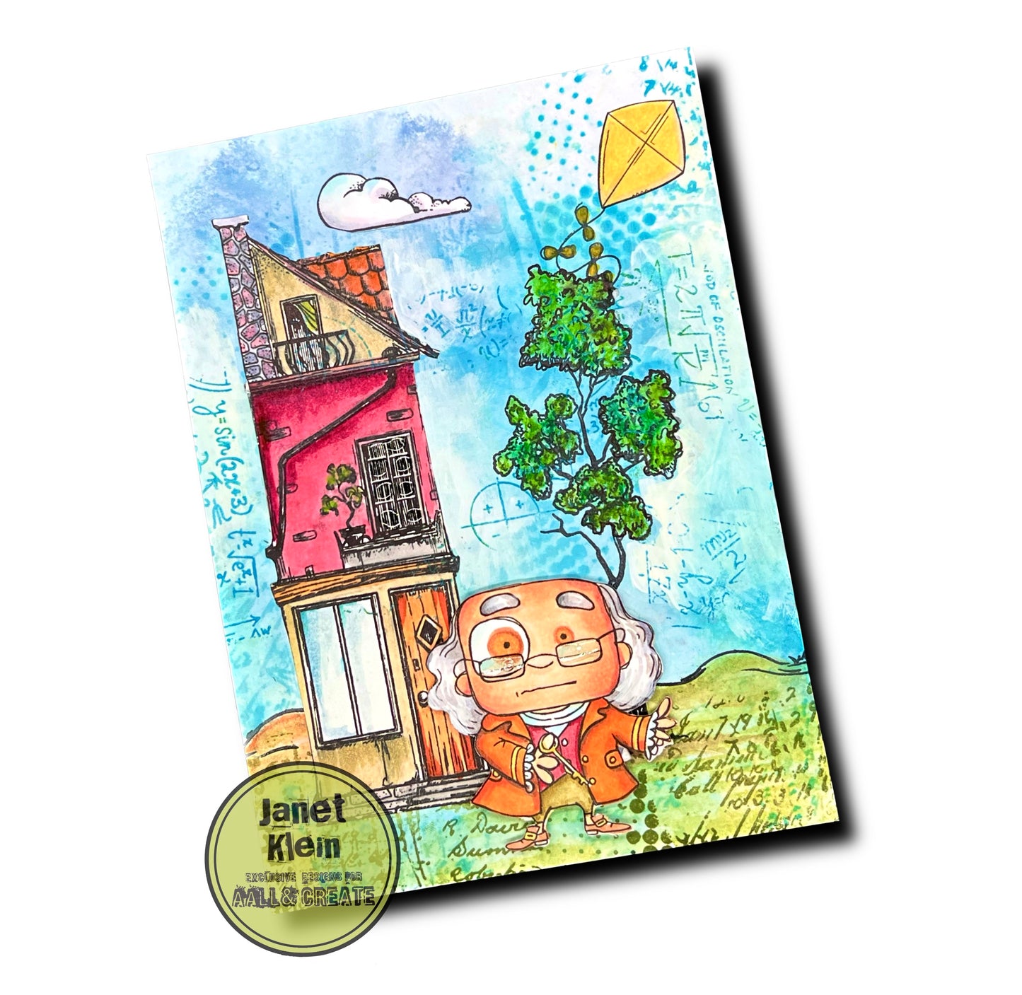 #969 - A7 Stamp Set - Benjamin Franklin