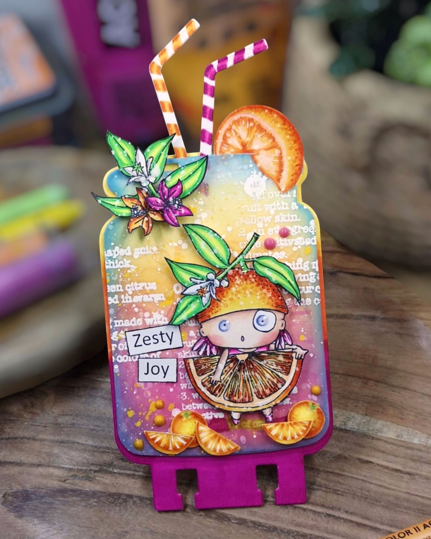 #1024 - A7 Stamp Set - Orange