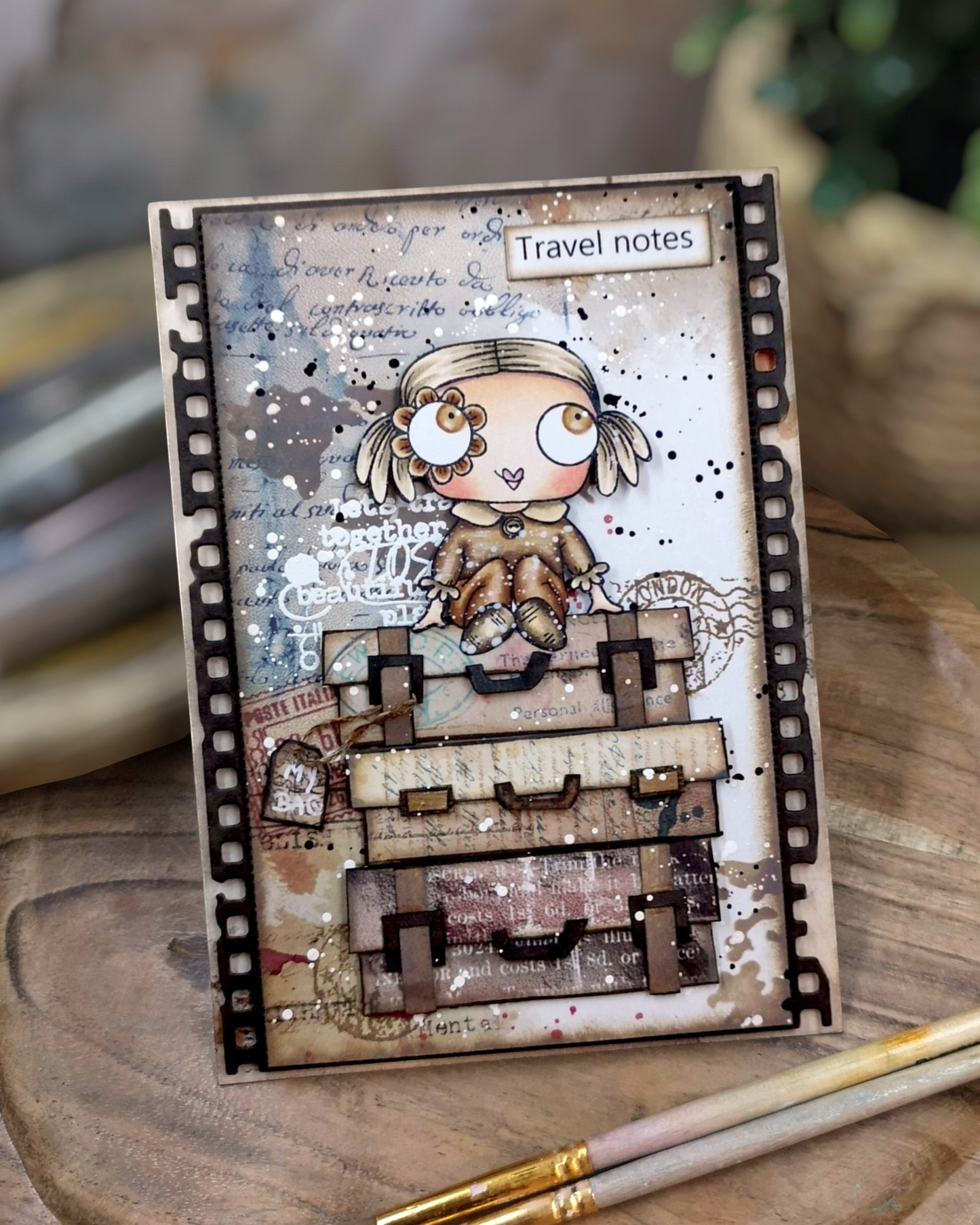 PA-51 - 12 x 12 (inch) Design Paper - Surface Marks