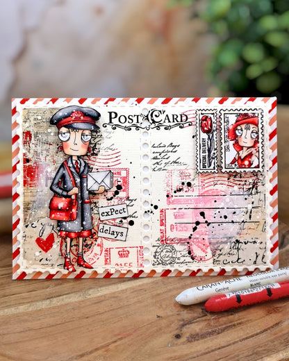 TP-1378 - A7 Stamp Sets - Miss Dee First Class