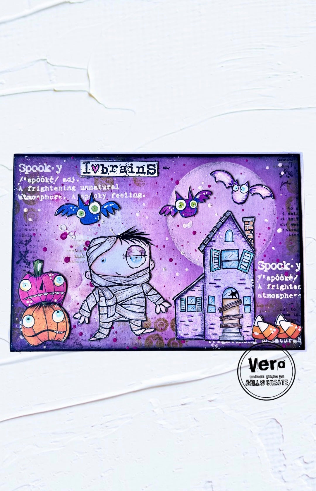 TP-954 - A7 Stamp Set - I Love Brains