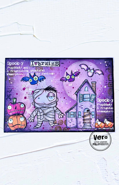 TP-954 - A7 Stamp Set - I Love Brains