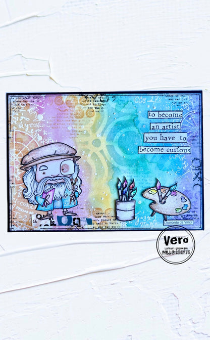 TP-970 - A7 Stamp Set - Leonardo Da Vinci
