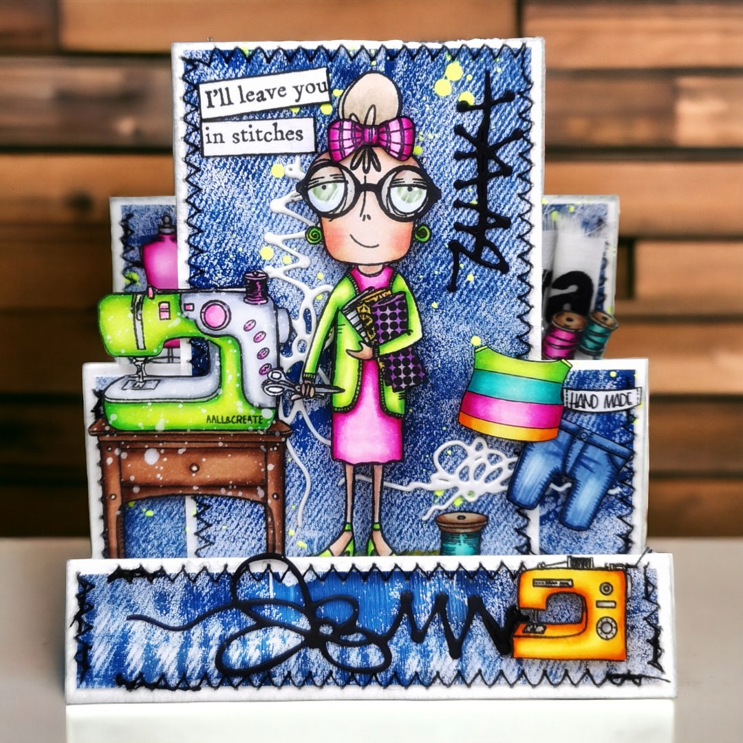 TP-1168 - A7 Stamp Set - Sew Dee