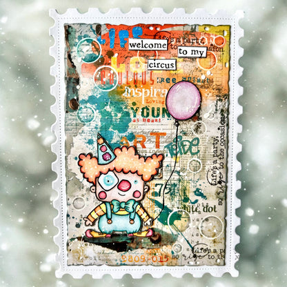 #1209 - A7 Stamp Set - Clown Around