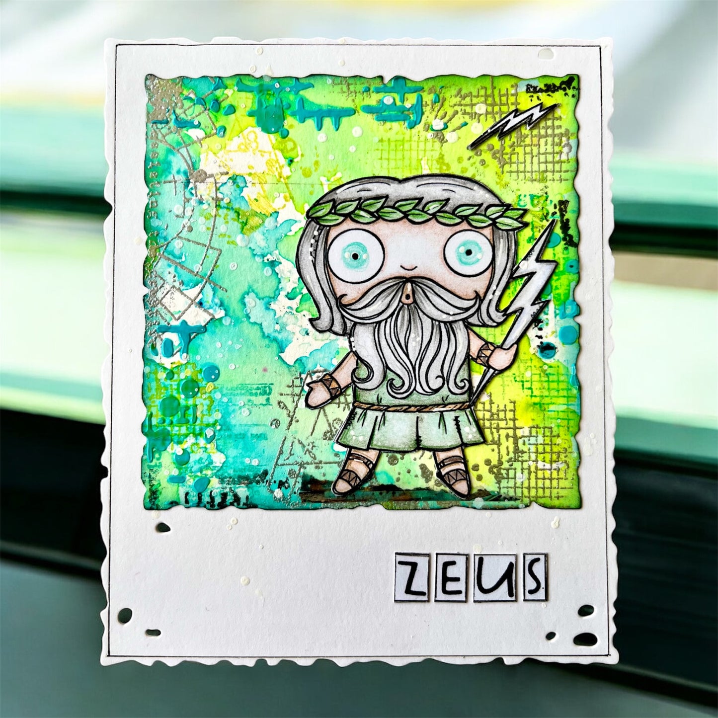 #728 - A7 Clear Stamp Set - Zeus