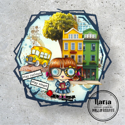 #86 -  Ephemera Die-Cuts - Playful Streets