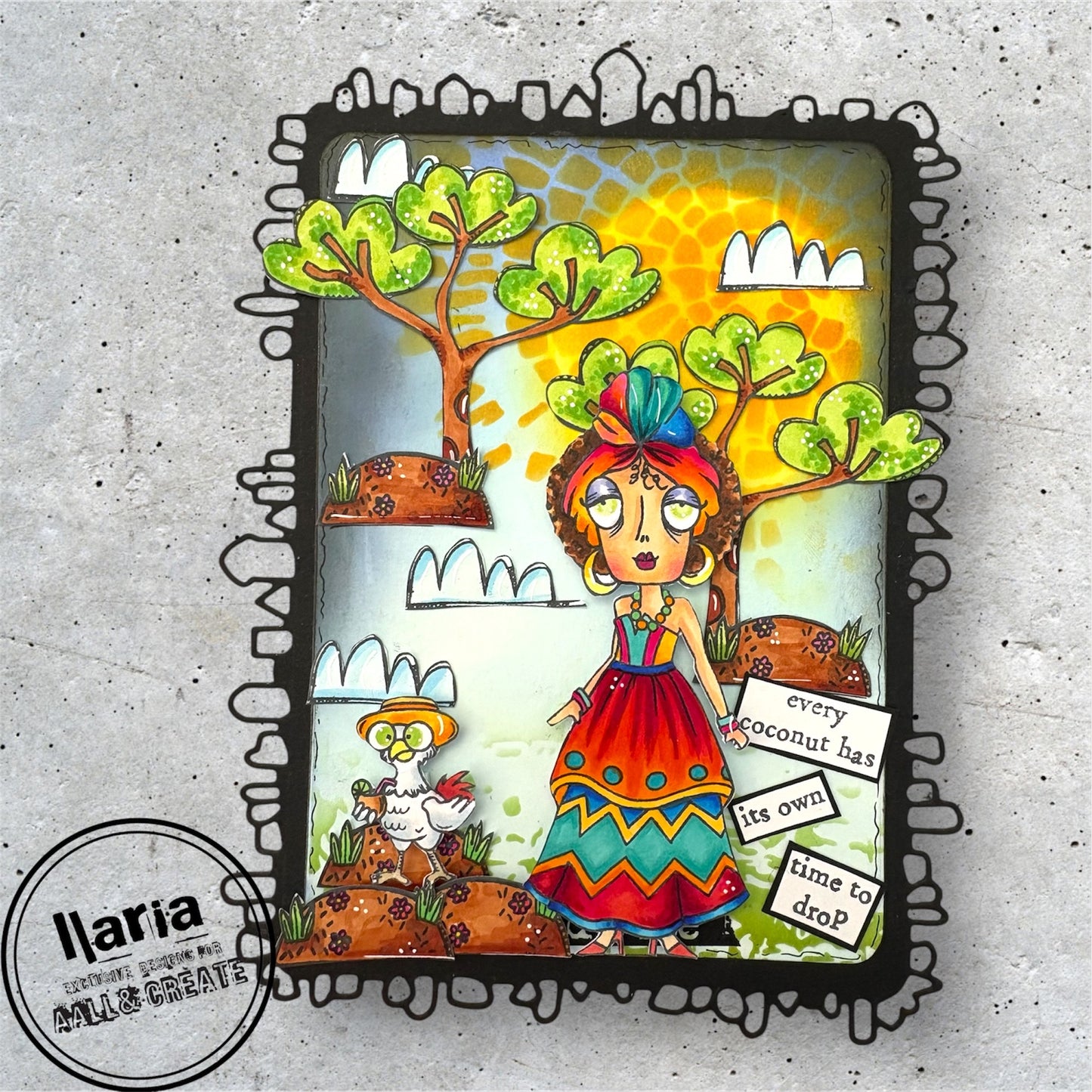 #526 - A6 Clear Stamp Set - Serengeti