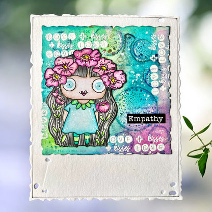 #135 - A4 Stencil - Bricks & Bubbles