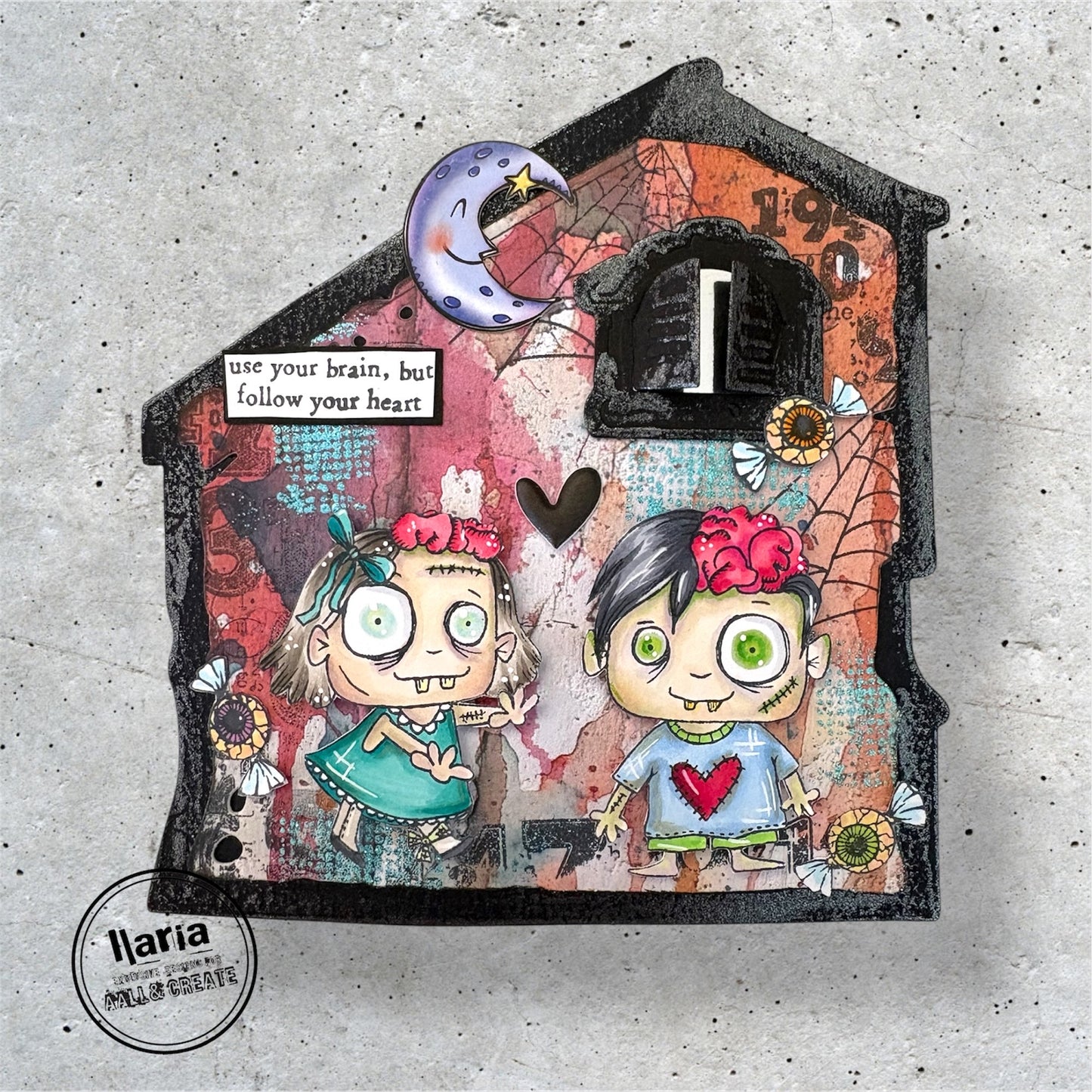 AALL & Create Pack of 2x EP-94 - Ephemera Die-Cuts - Creepy Curiosities