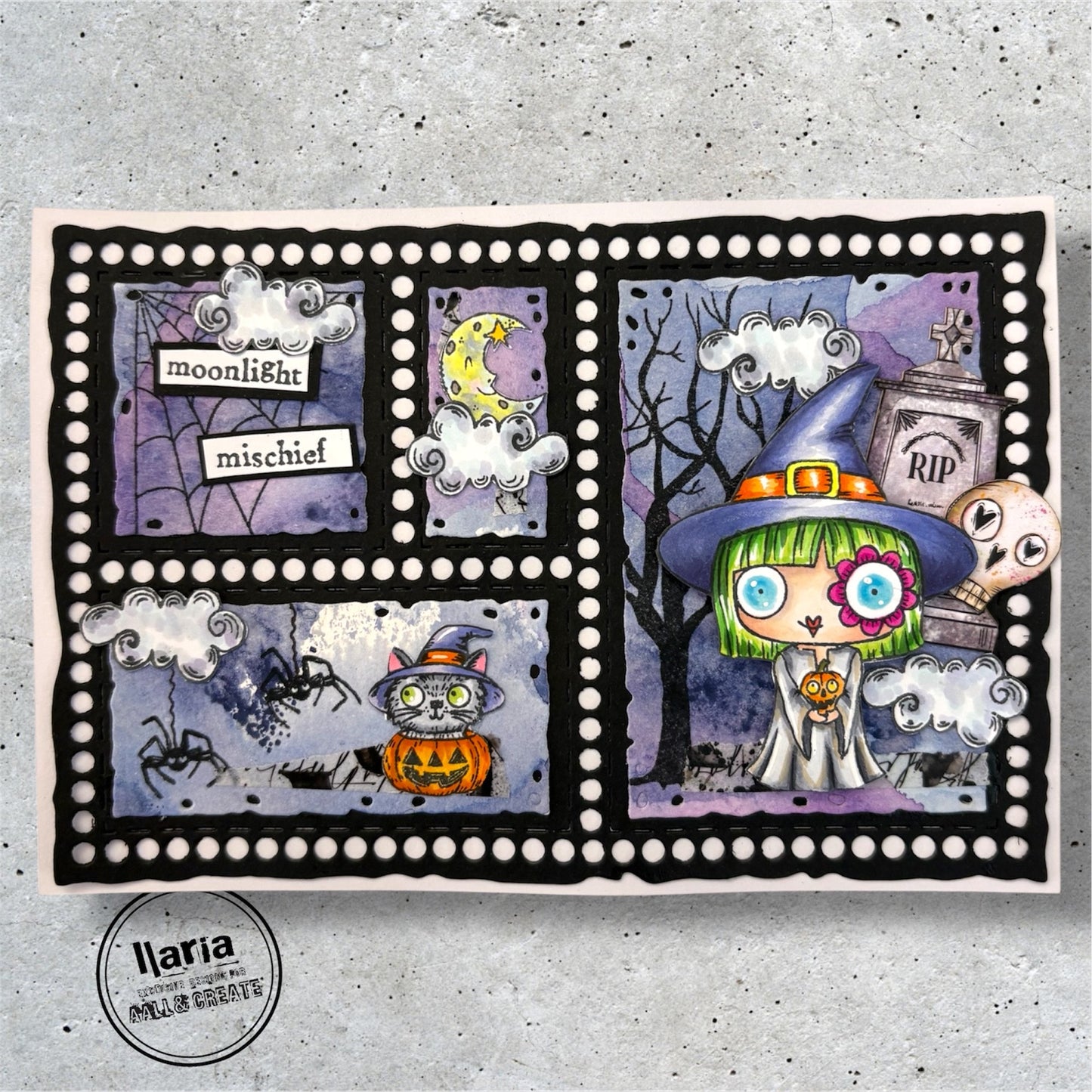 AALL & Create Pack of 2x EP-94 - Ephemera Die-Cuts - Creepy Curiosities