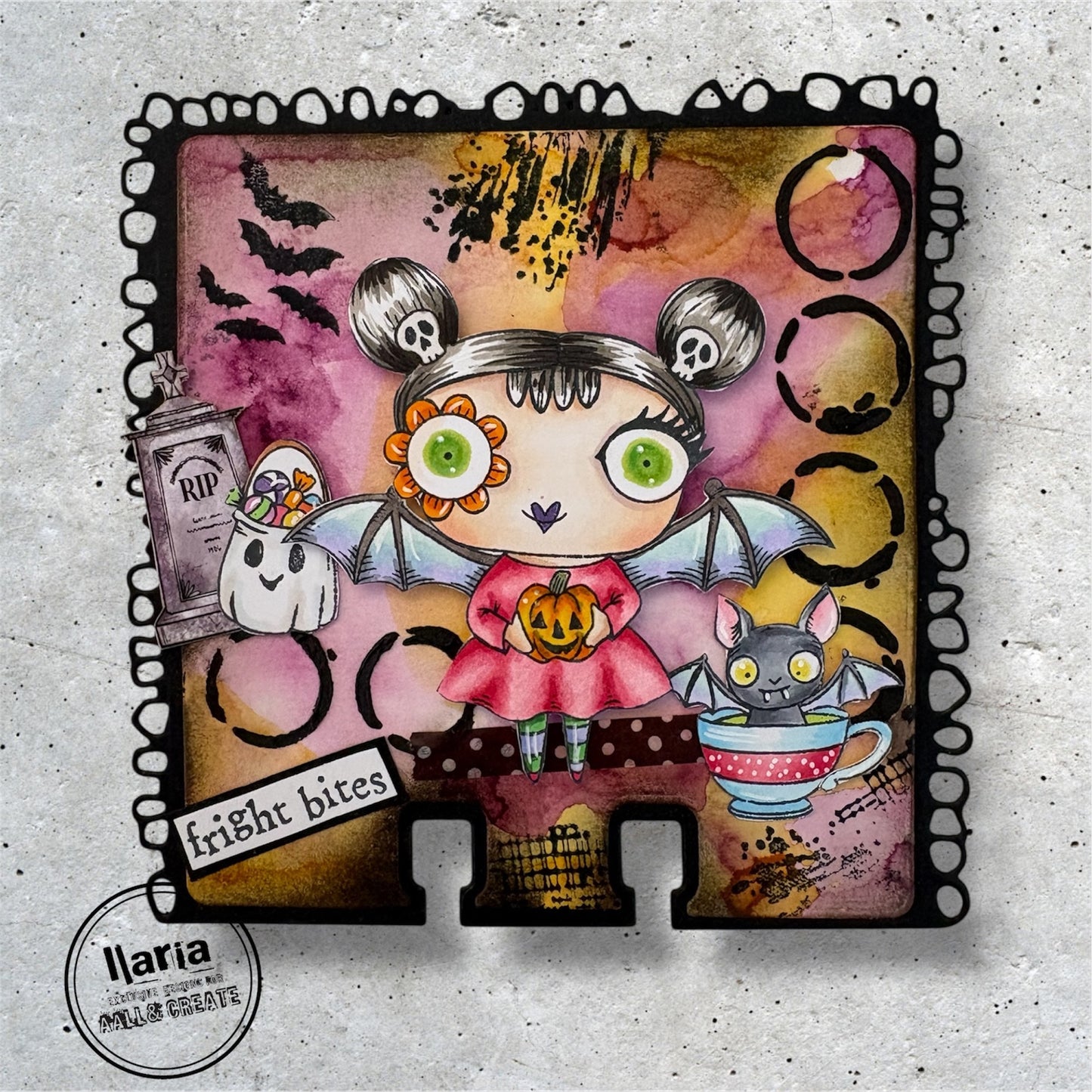 AALL & Create Pack of 2x EP-94 - Ephemera Die-Cuts - Creepy Curiosities