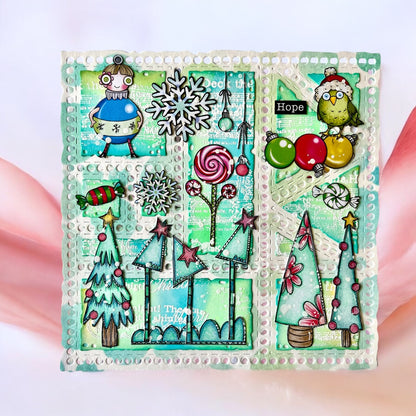 #TP-1316 - A7 Stamp Set - Holiday House