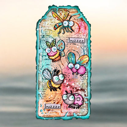#TP-1301 - A7 Stamp Set - Creepy Crawlies