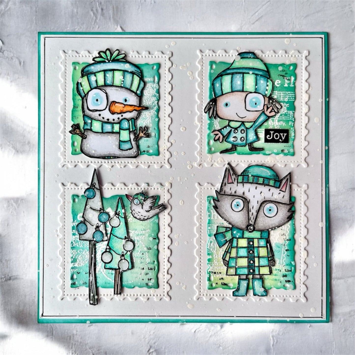 Janet Klein Christmas A7 Stamps Bundle