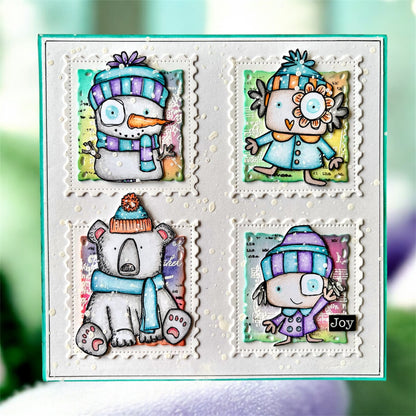 #943 - A7 Stamp Set - Snow Angel