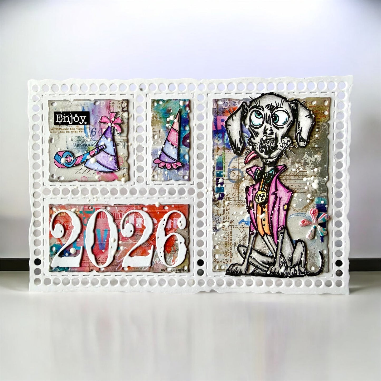 #1270 - A6 Stamp Set - Wacky Woof Tales