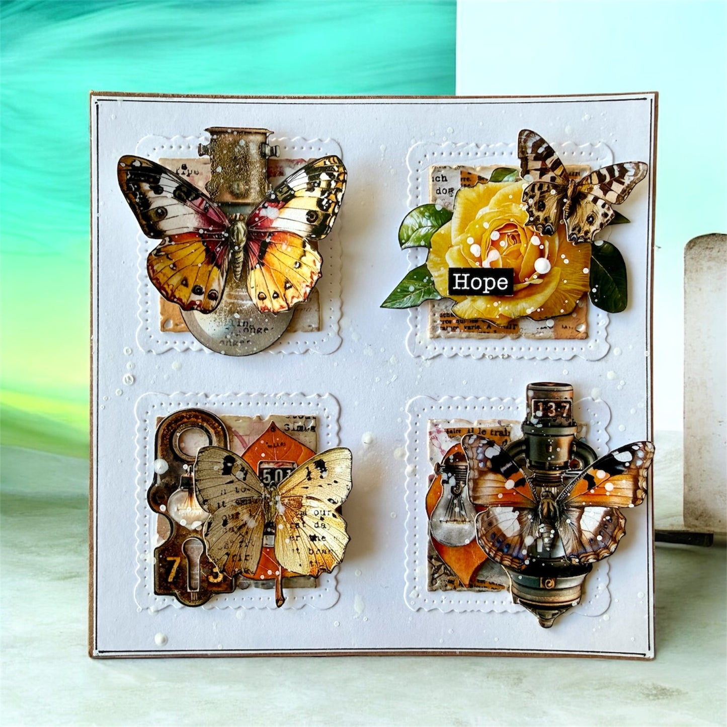#84 -  Ephemera Die-Cuts - Vibrant Leafscape