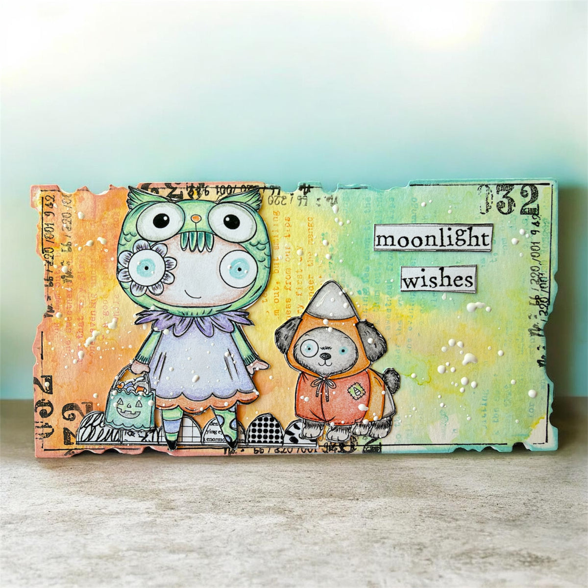 TP-1421 - A7 Stamp Set - Moonlight Wishes