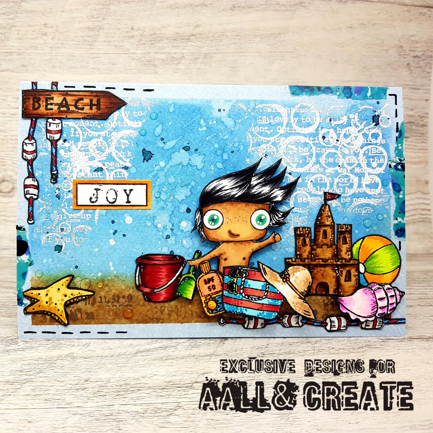 #860 - A6 Clear Stamp Set - Beachfront