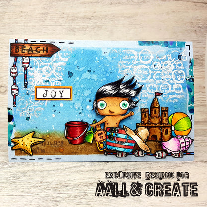 #860 - A6 Clear Stamp Set - Beachfront