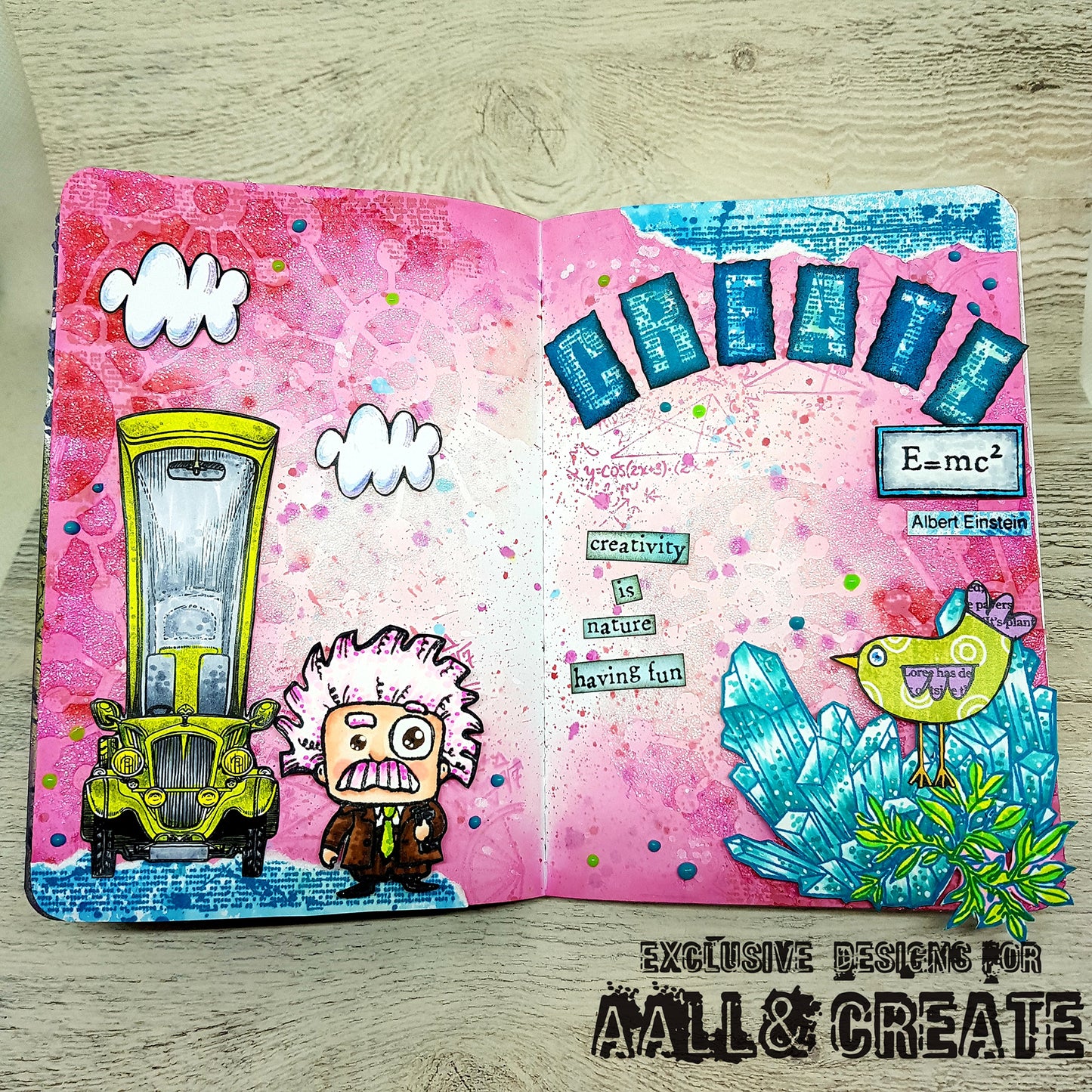 #1112 - A6 Stamp Set - Movin' On Up