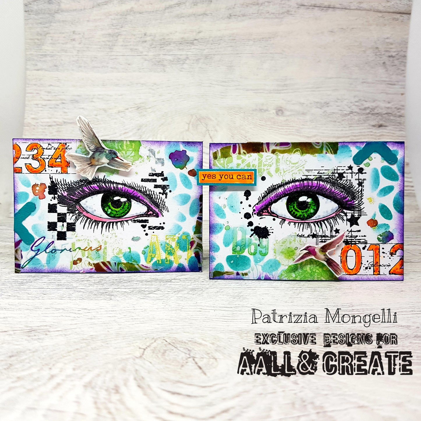 #1154 - A8 Stamp Set - Eyeful