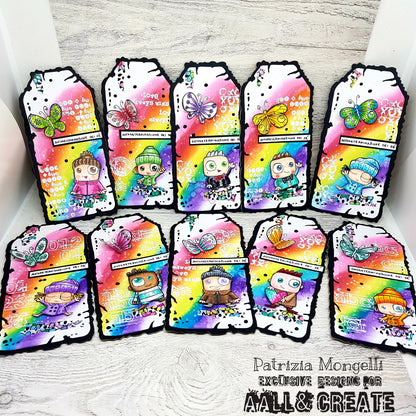 #931 - A7 Stamp Set - Mr & Mrs