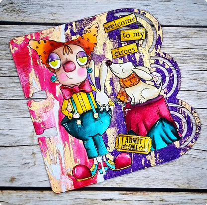 #1207 - A7 Stamp Set - Clown Dee