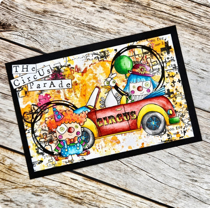 #1206 - A6 Stamp Set - The Big Top