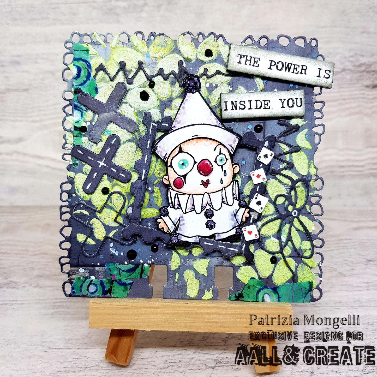 #1210 - A7 Stamp Set - Pierrot And Mime