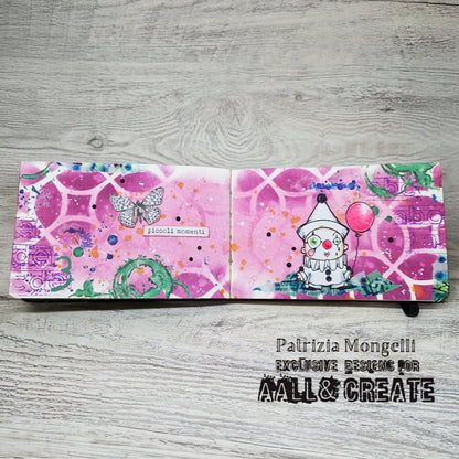 #1210 - A7 Stamp Set - Pierrot And Mime