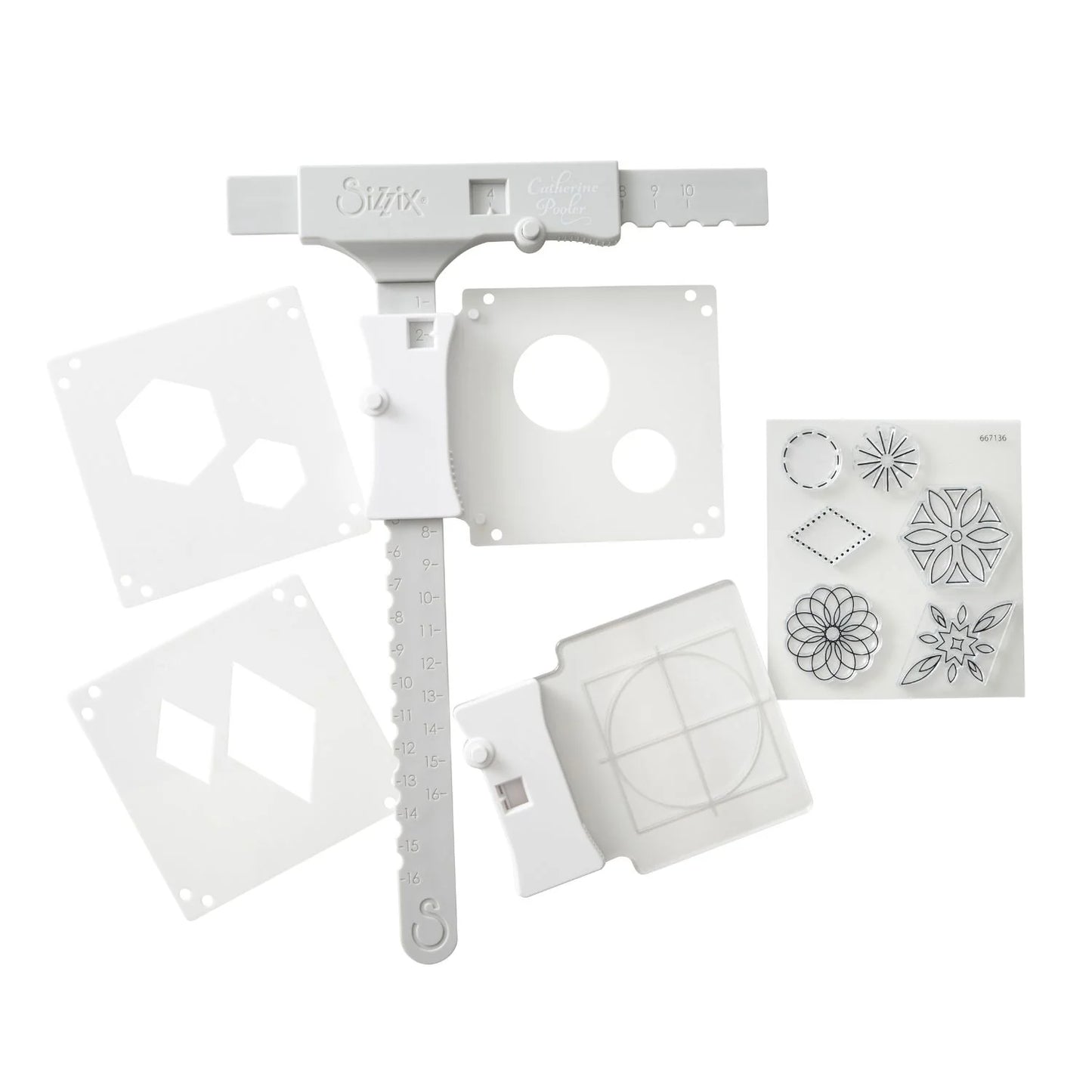 Sizzix Stencil & Stamp Tool Accessory - Print & Pattern Tool