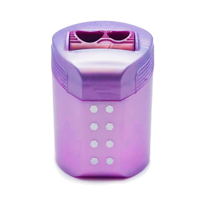 Faber Castell RollOn Sparkle Sharpener Double Hole Metallic Violet ...
