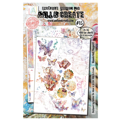 #15 - A5 Rub-Ons - Wanderlust Passport