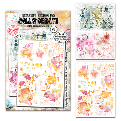 #5 - A5 Rub-Ons - Acid Blends