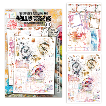 #14 - A5 Rub-Ons - Directional Strokes