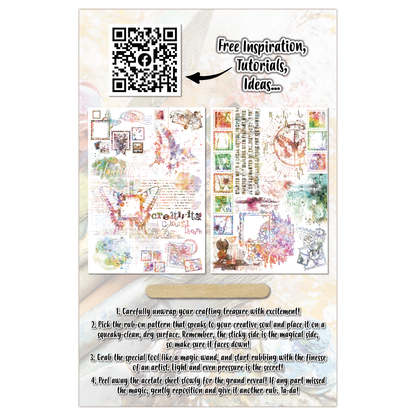 #16 - A5 Rub-Ons - Cultural Gems