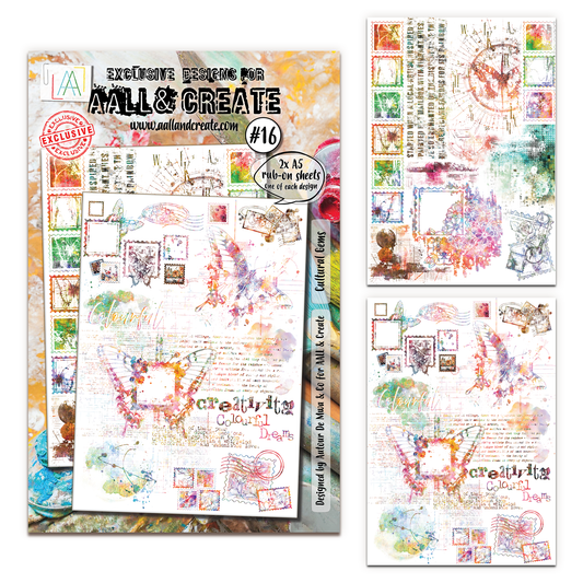 #16 - A5 Rub-Ons - Cultural Gems