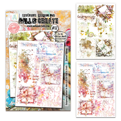 #17 - A5 Rub-Ons - Bowed Tidings