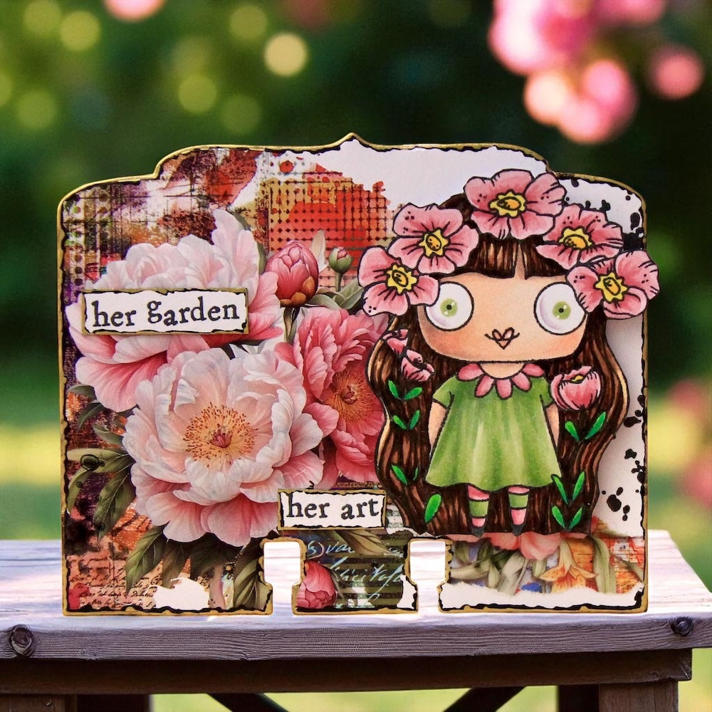 #MT-144 -  Washi Tape - Peonies Airmail (Layer-It-Up!