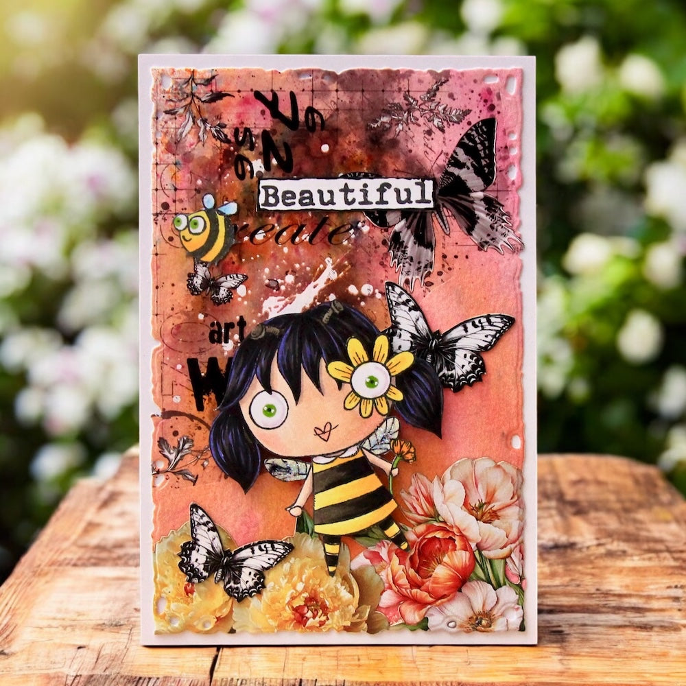 #416 - A7 Clear Stamp Set - Be Beautiful