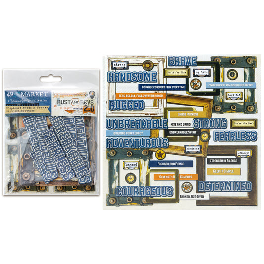 49 and Market Rust & Revs 2.0 Chipboard Set
