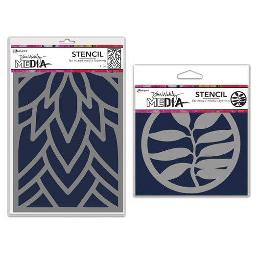Ranger Dina Wakley MEdia August 2025 Stencil Bundle