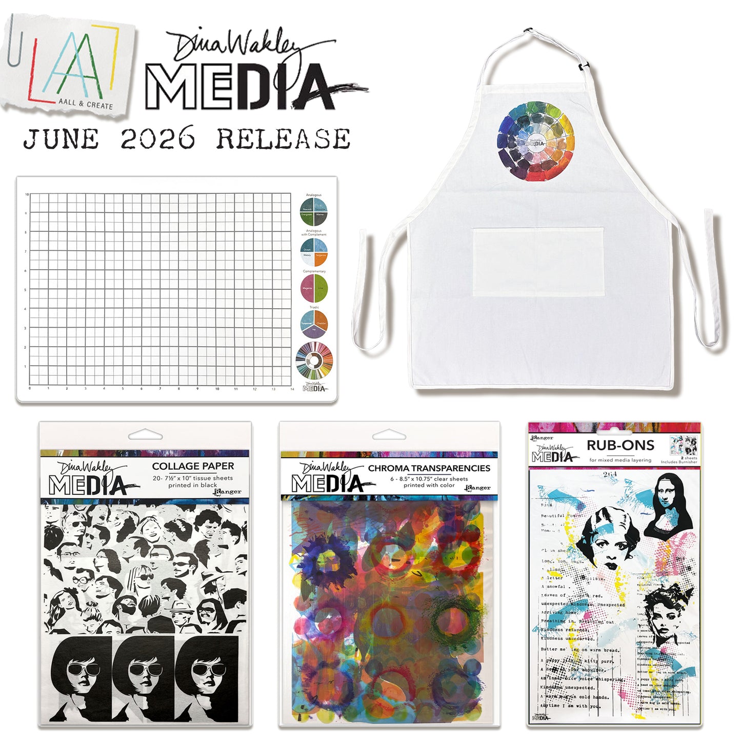 Ranger Dina Wakley MEdia June 2026 Complete Collection (ship from 12th June)